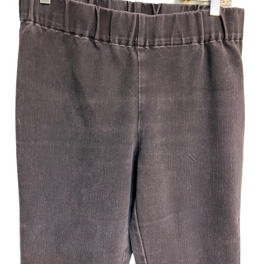 Soft Surroundings light black denim wash jeggings - Picture 4 of 11